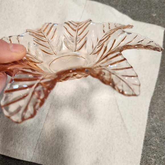 Vintage Pink Glass Vitive Holder - Picture 8 of 9